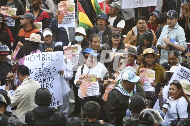 FEDERACIÓN NACIONAL DE VICTIMAS DE DENUNCIAS FALSAS DE BOLIVIA, EXIGEN IGUALDAD DE DERECHOS