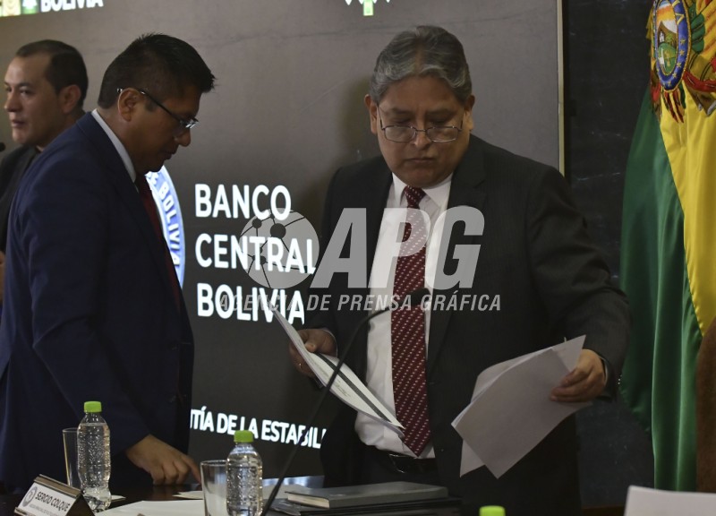 PRESIDENTE DEL BANCO CENTRAL DE BOLIVIA (BCB) EDWIN ROJAS