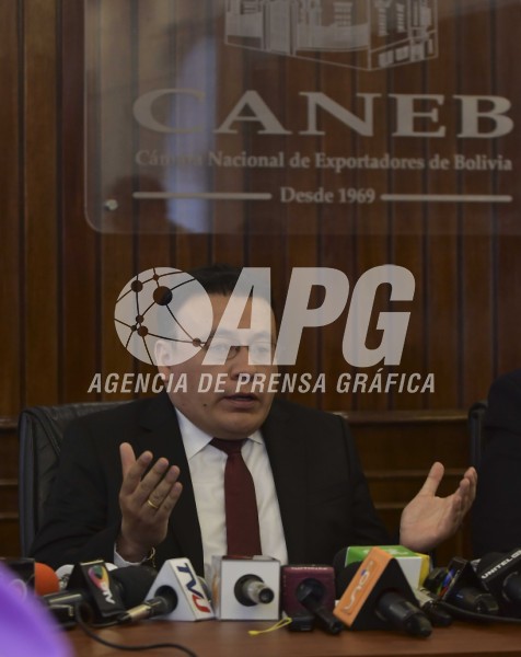 PRESIDENTE DE LA CÁMARA NACIONAL DE EXPORTADORES DE BOLIVIA (CANEB), DANILO VELASCO
