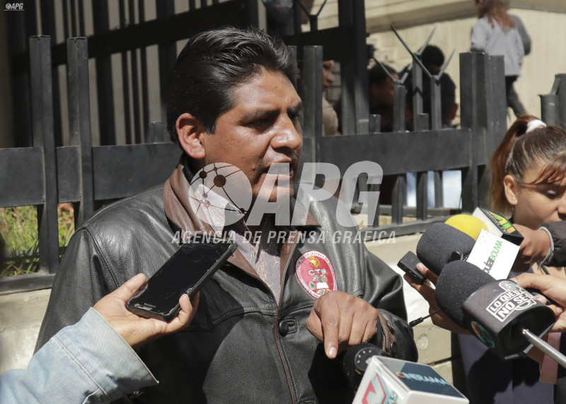 DIRIGENTE GREMIAL DE EL ALTO, TOÑO SIÑANI